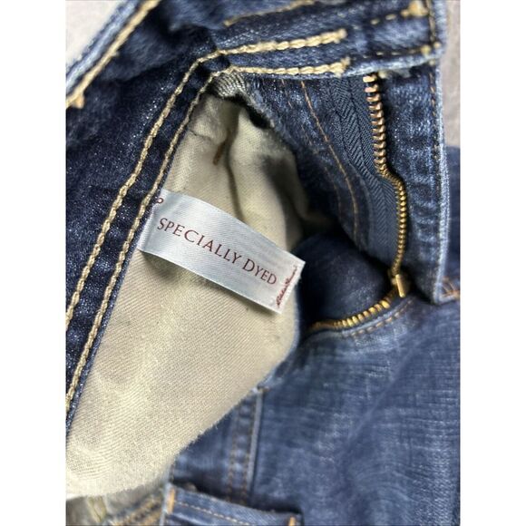 Eddie Bauer Women's Size 6 R Shaped Fit Blue High Rise Straight Jeans Baggy Y2K - Picture 14 of 15